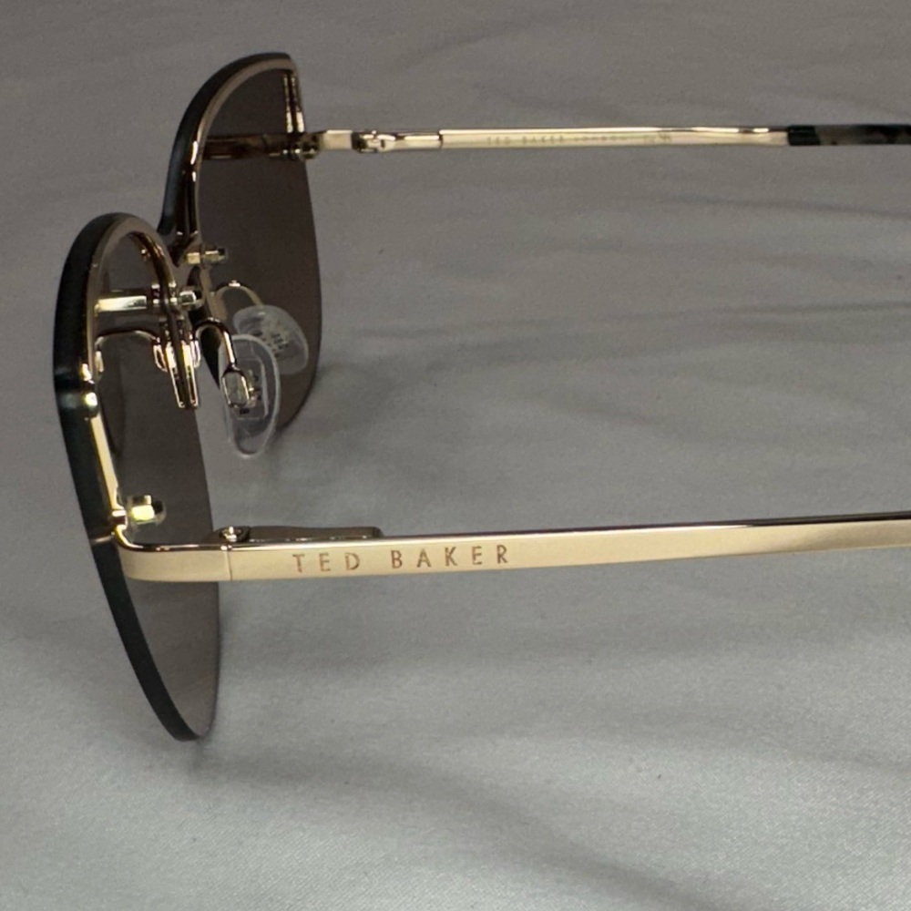 New Ted Baker London Women’s Shield Sunglasses 139mm, Rose/Gold/Tort - Picture 7 of 11